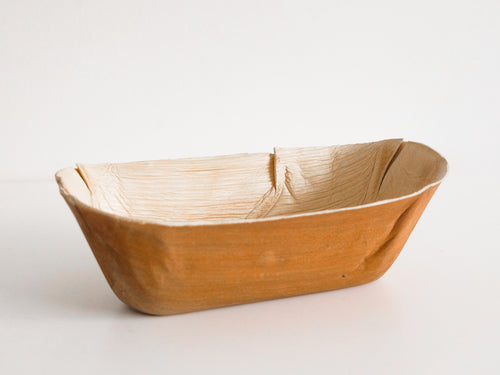 Oval Palm Leaf Disposable Bowl 