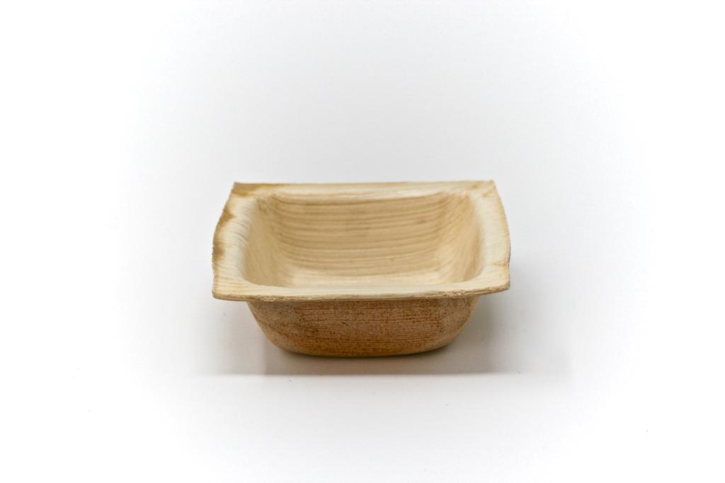 Small Square Compostable Palm Leaf Amuse Bouche Bowl | 7 x 7cm | 100 or 600 Pcs | Code. 5083