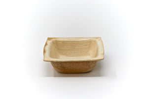 Small Square Compostable Palm Leaf Amuse Bouche Bowl | 7 x 7cm | 25 Pcs | Code. 5083