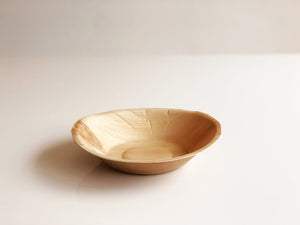 Large round palm leaf bowl 20cm